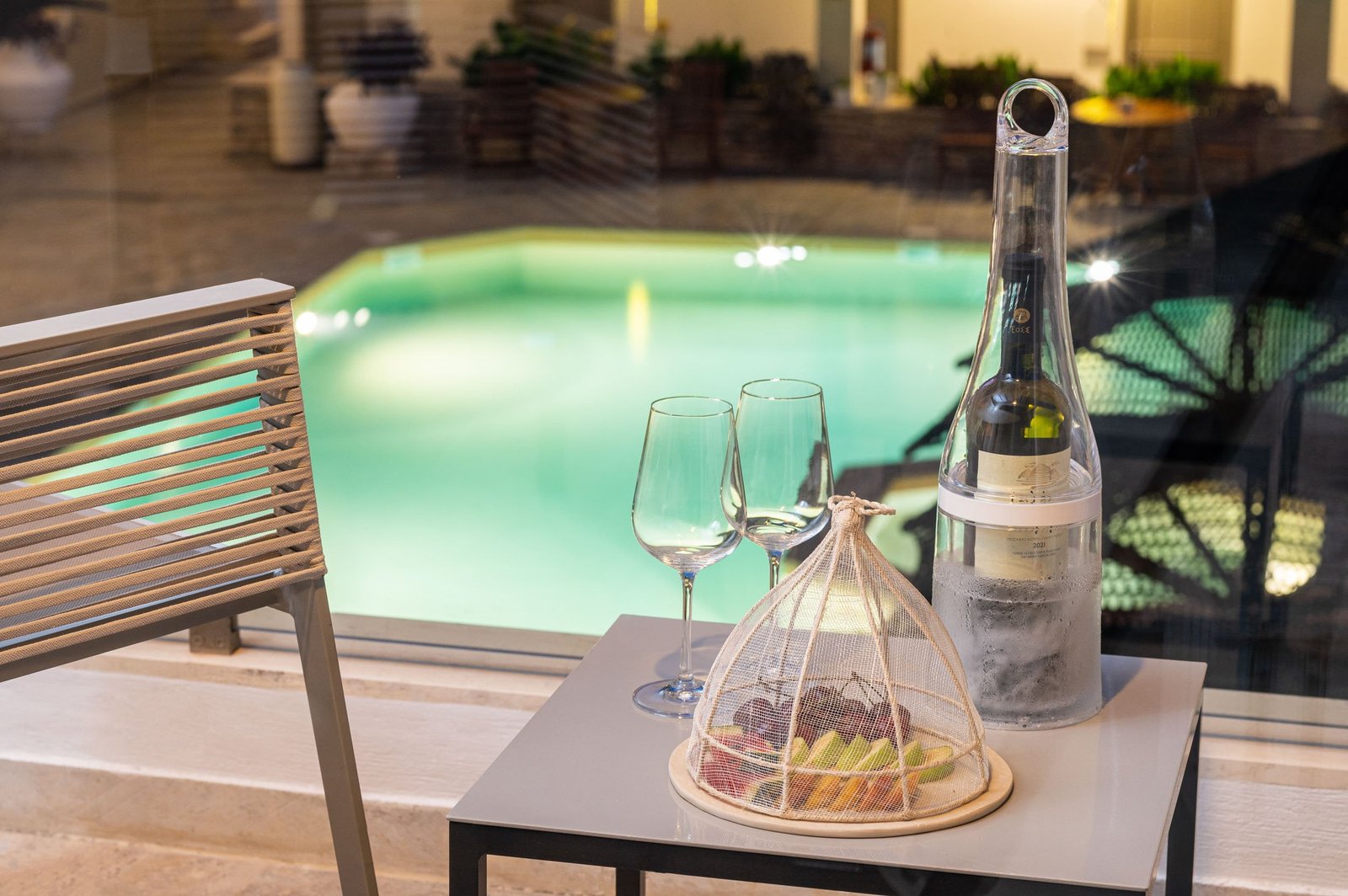 Samos wine at Ino Hotel