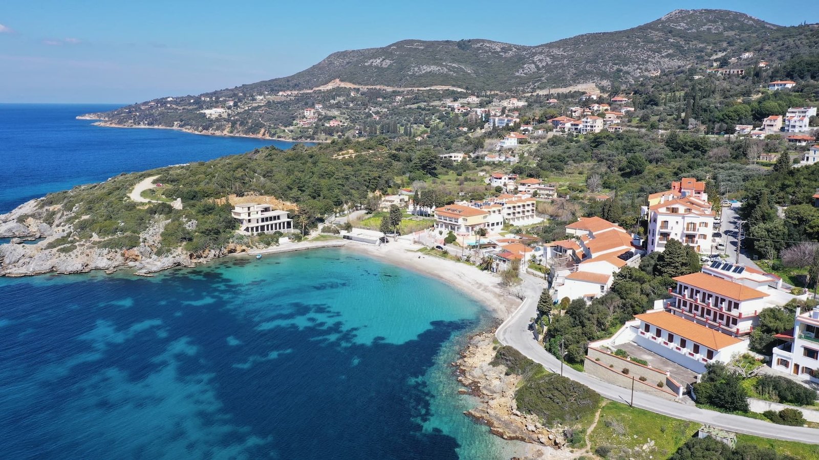 Gangou Beach near Ino Hotel Samos